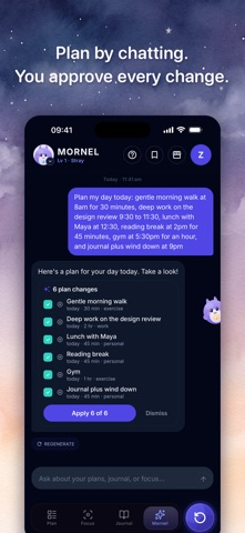 Mornel: Plan, Focus, Journal Screenshot 4 of 9
