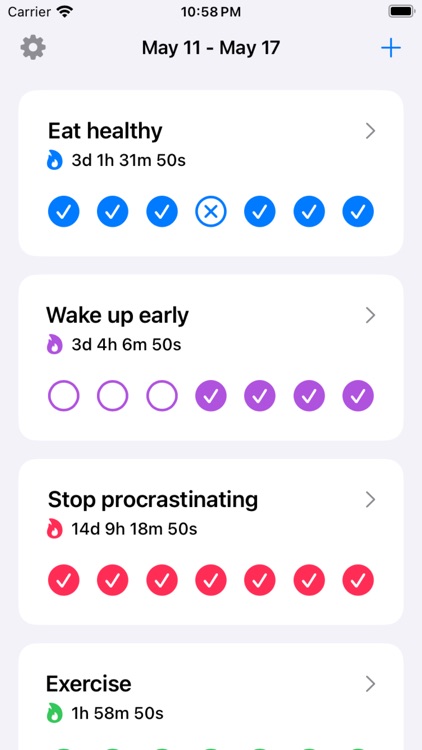 Check: Track Habits Easily