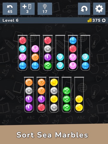 Color Cascade Ball Sort Puzzle iPad screenshot