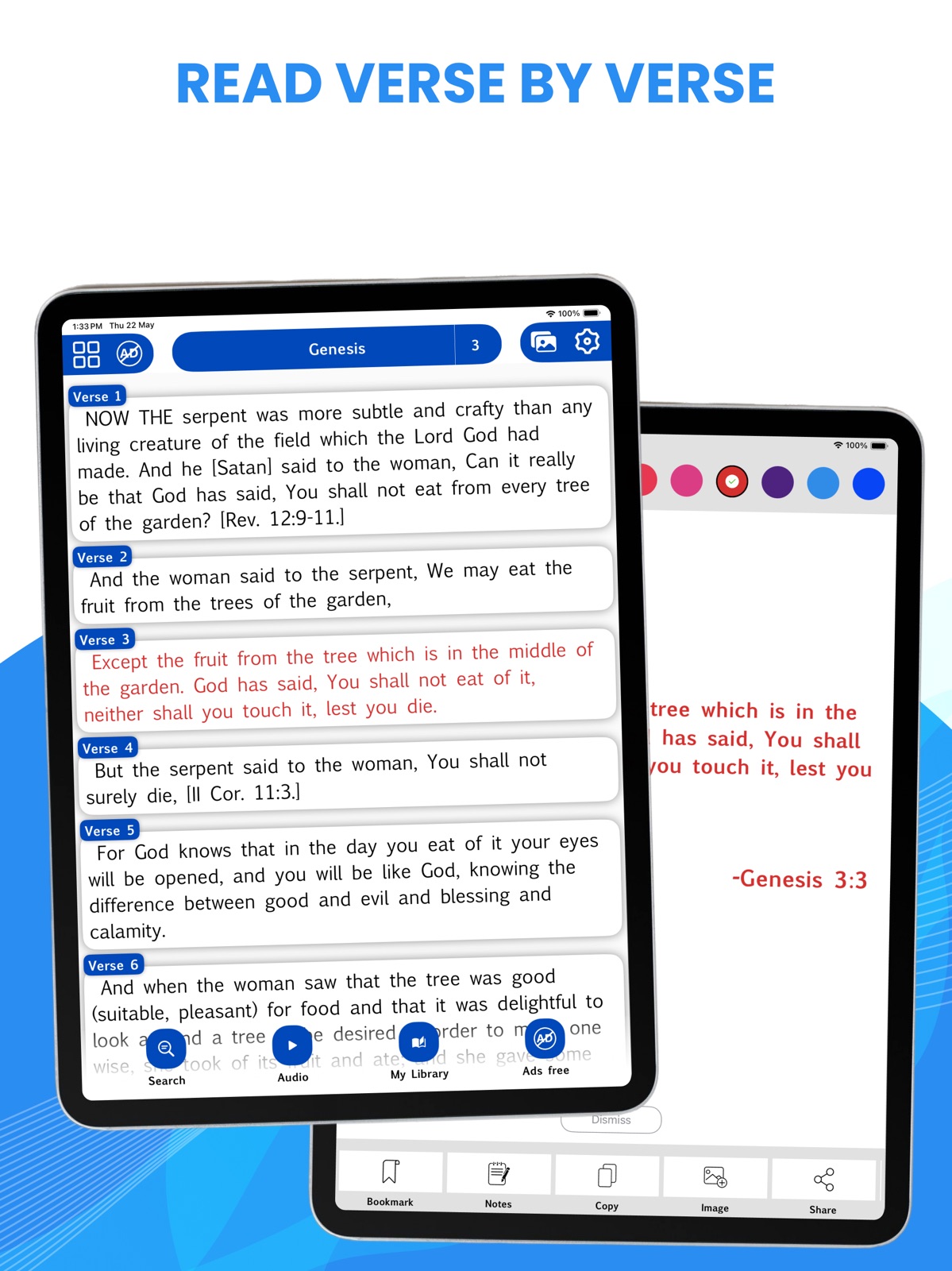 Amplified Bible ipad screenshot 1