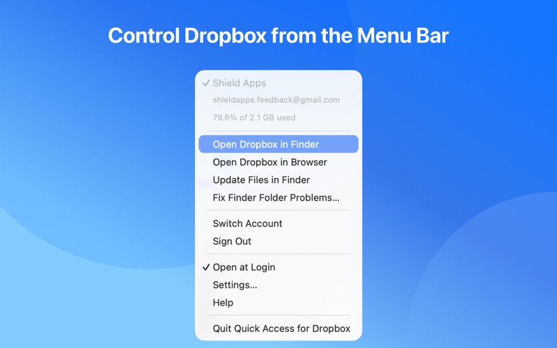 Quick Access for Dropbox Screenshot 4 of 4