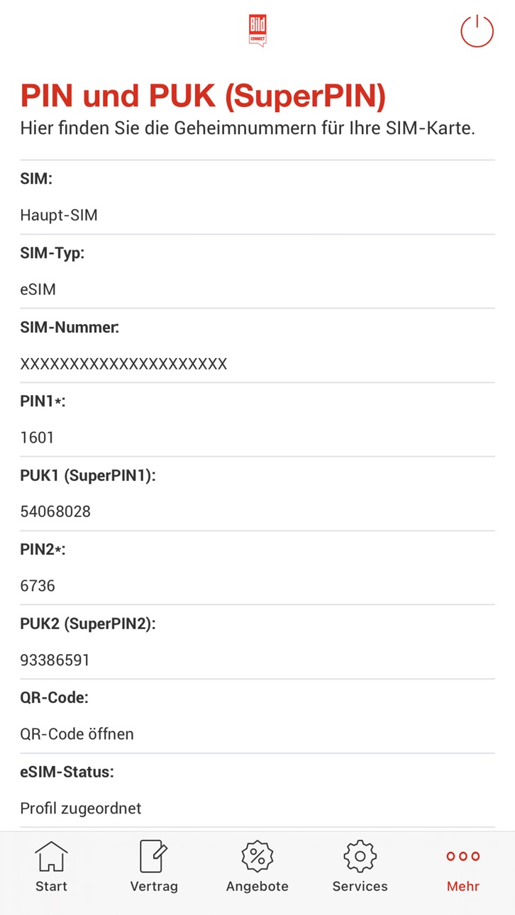 iPhone screenshot
