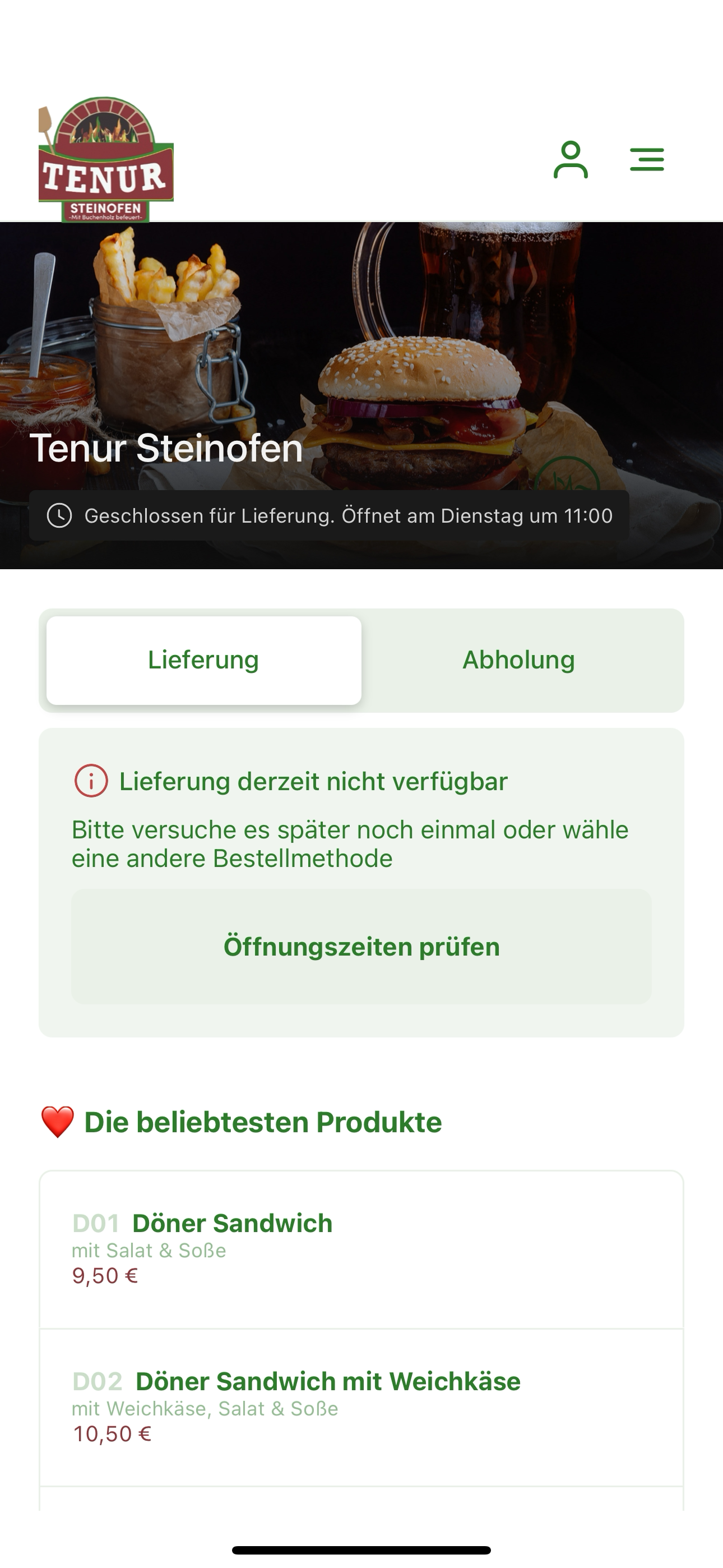 Tenur Steinofen
