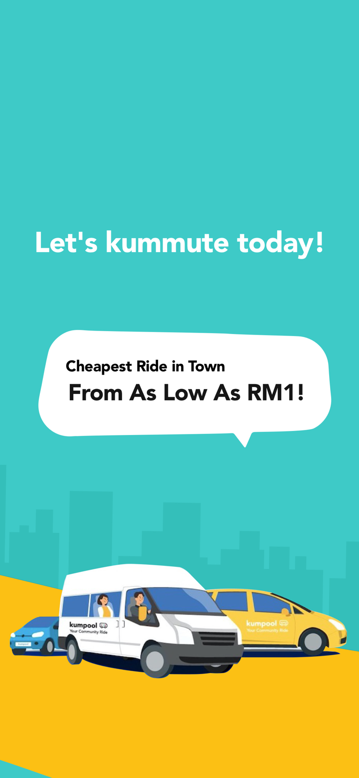 Kummute - Ride-pooling app screenshot 9