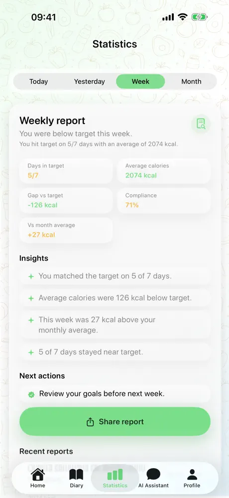 CaloriGram screenshot 5