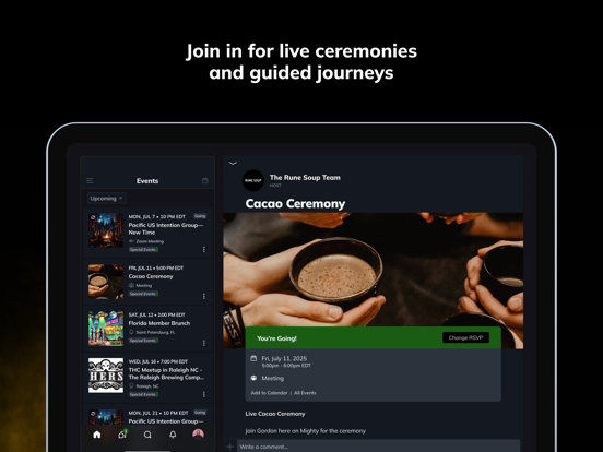 Rune Soup iPad screenshot 5 - Social Networking app