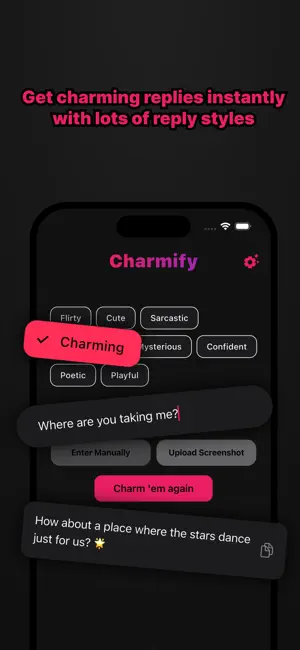 Charmify - Dating Coach screenshot 3