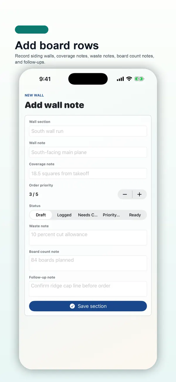 Screenshot #2 pour Siding Board Count Pocket