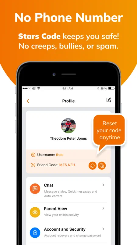 Stars Messenger Kids Safe Chat screenshot 2 of 7