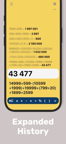 Clear Calc – Native Calculator screenshot