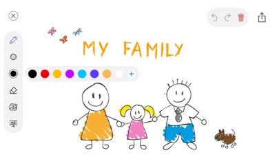Screenshot #1 pour Whiteboard Simple Drawing app
