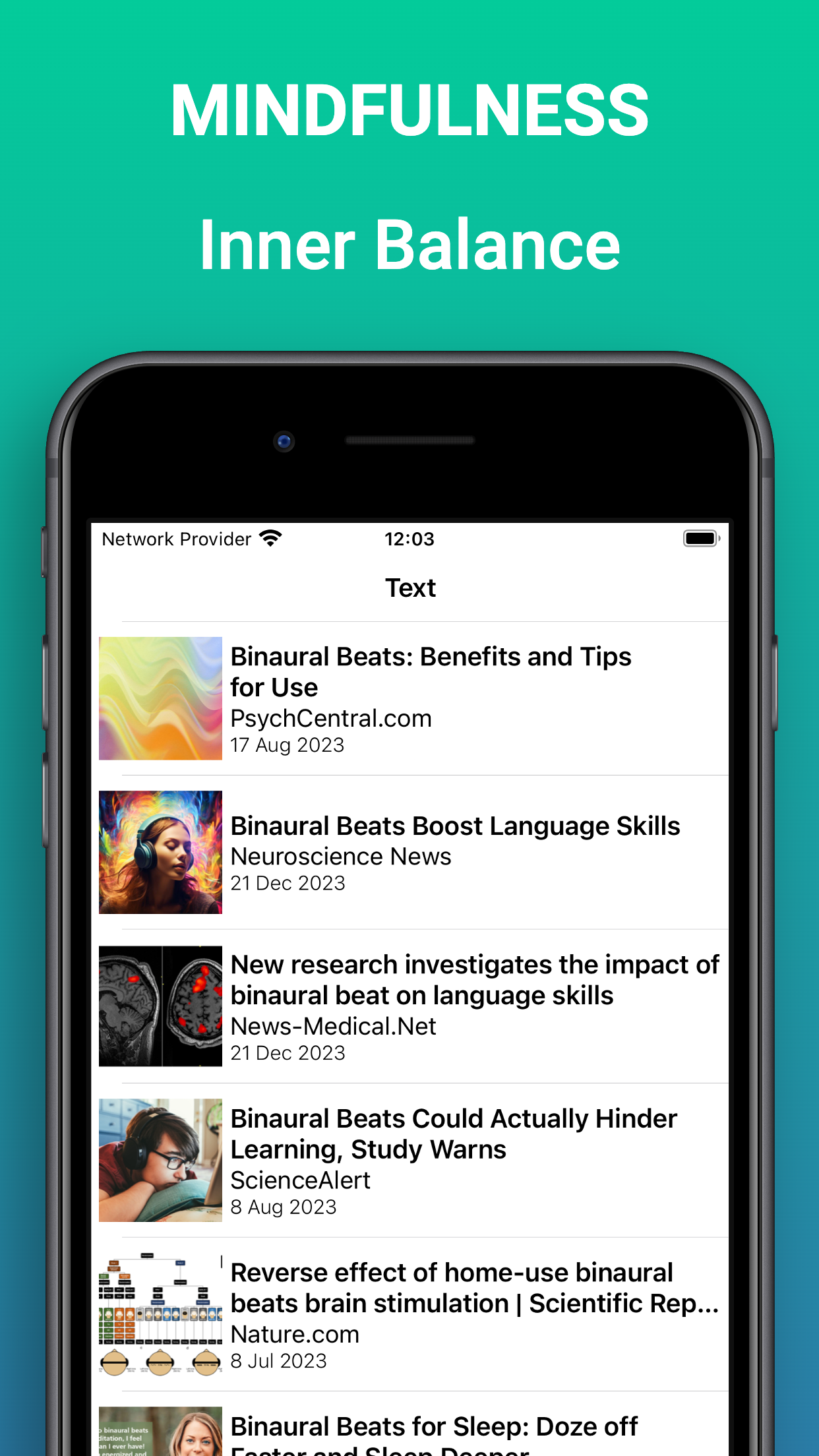 Binaural Beats & Brainwave App