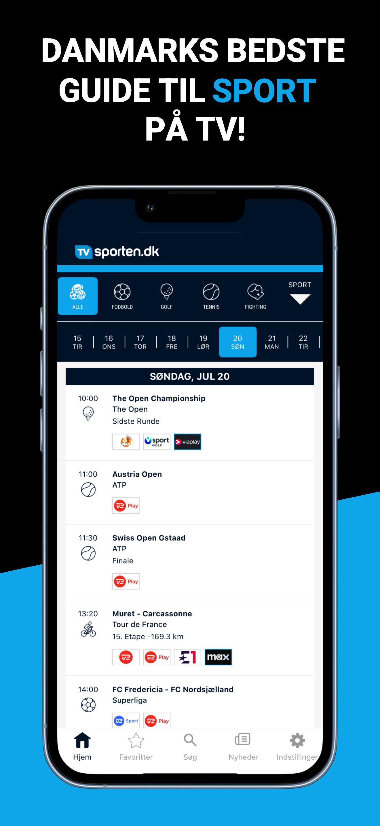 TVsporten.dk - Sport i TV
