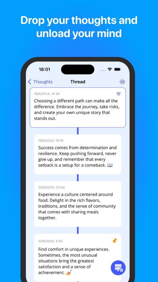 #3. Thinkdrop: Drop your thoughts (iOS) 由: Ho Ye Lam
