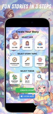 MagicStory AI iPhone screenshot