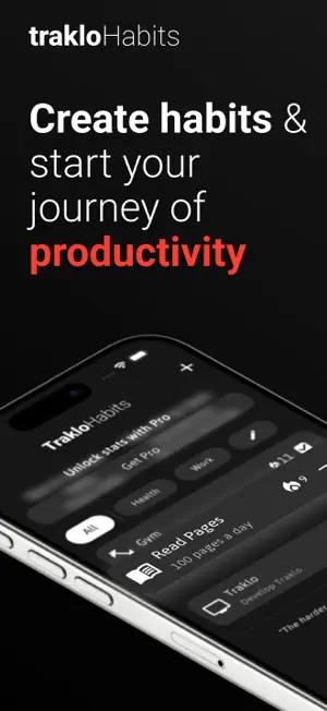 Traklo - Productivity Tracker screenshot 1