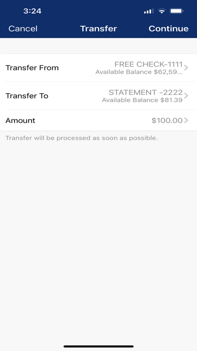 First Savings Bank Personal Screenshot