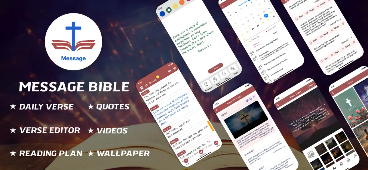 #1. Message Bible (iOS) Podle: Sumithra Kumar