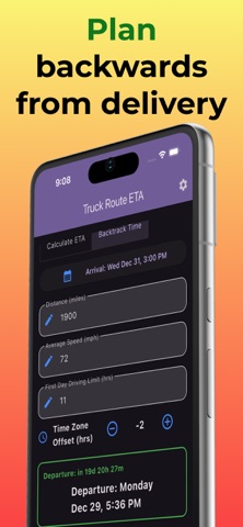 Trucker ETA Planner Screenshot 5 of 8