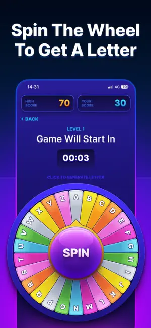 WordScatter - Categories Game screenshot 2