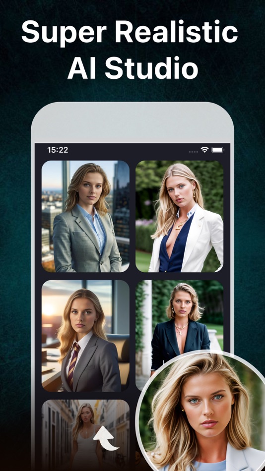 #3. PhotoAI: AI Headshot Generator (iOS) Podle: Dinh Dong Nguyen