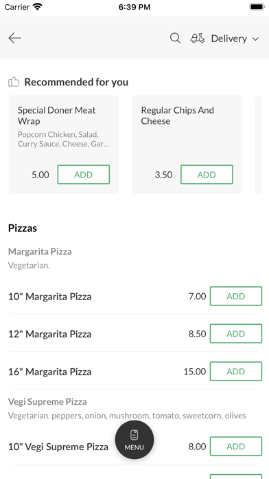 Shaks Pizza And Burgers Screenshot