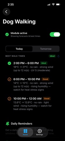 RoutineWeather screenshot