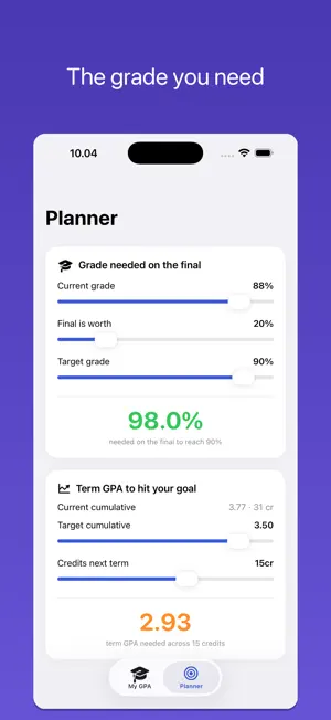 GPA Calculator: Grade Tool screenshot 4