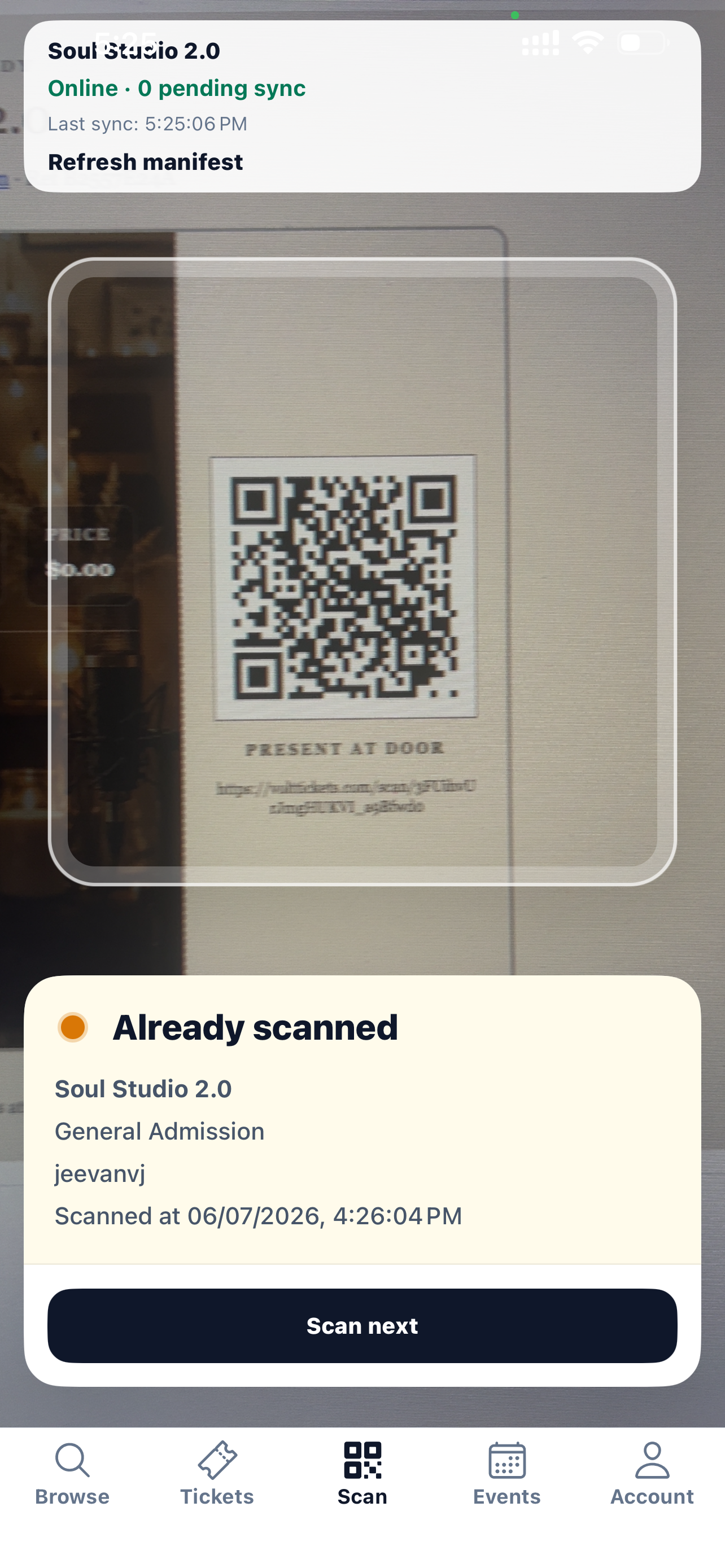 Volt Tickets screenshot 3