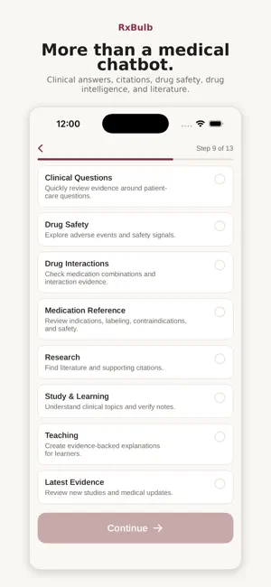 Rxbulb Clinical AI agent medic screenshot 3