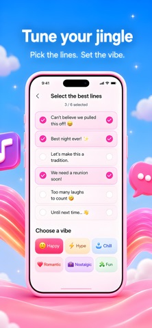 Jingle: Birthday Song Maker iPhone screenshot