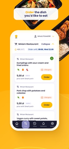 SmartLunch iPhone screenshot 4