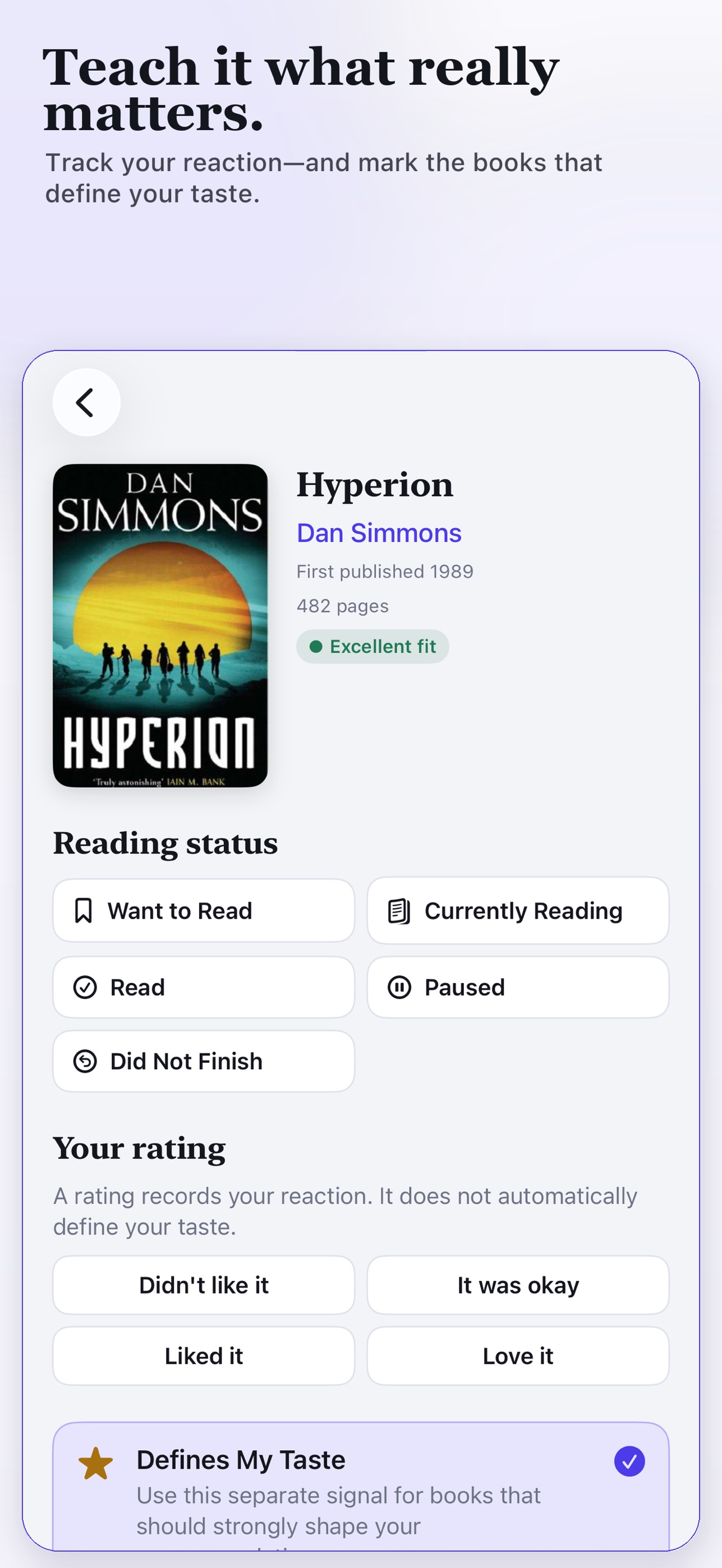 Screenshot 4 of Book DNA: Book Recommendations