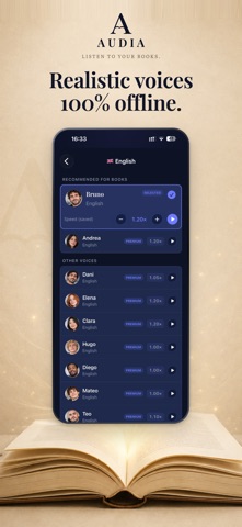 Audia: Text to Speech Reader Screenshot 7 of 10