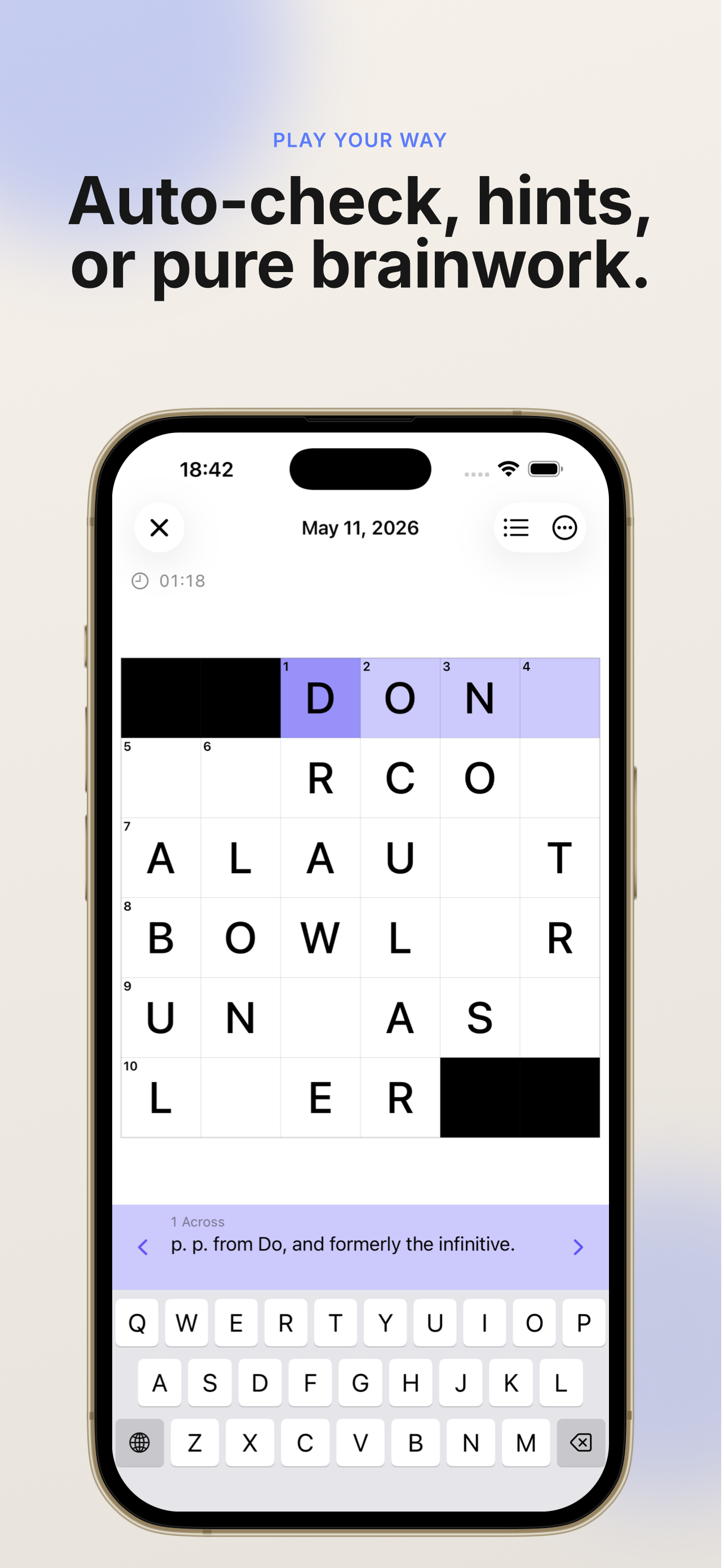 Crossword Puzzle: Cruzzo screenshot 3