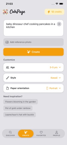 ColrPage: Coloring Pages Kids iPhone screenshot