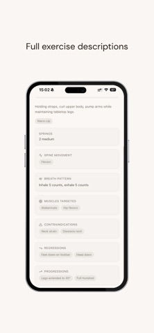 Rō Instruct: Pilates Planner iPhone screenshot