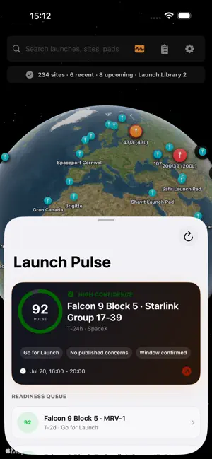 Rockets: Launch Tracker screenshot 1