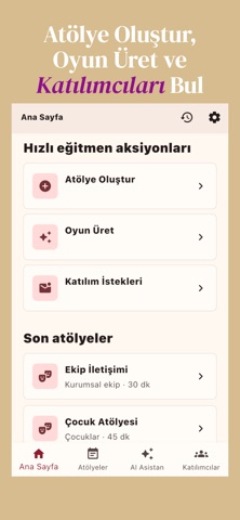Yaratıcı Drama iPhone screenshot