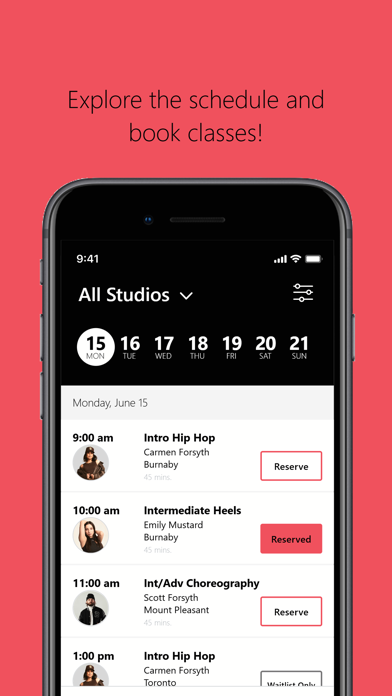 Screenshot 3 of Studio North Dance App