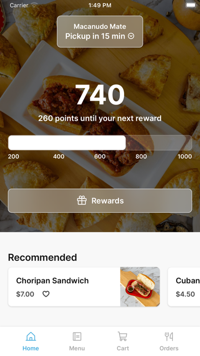 Macanudo Mate app screenshot