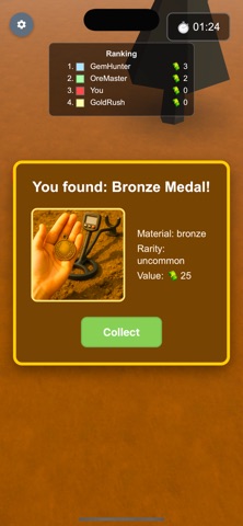 Treasure Hunter Metal Detector iPhone screenshot