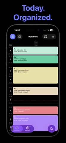 Horarium - Timetable for Untis Screenshot 5 of 7