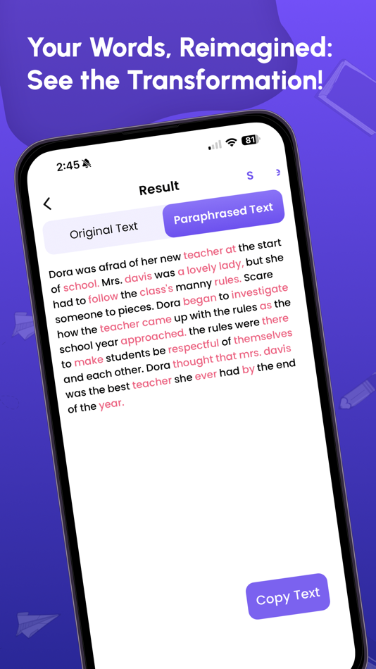 #4. Paraphrase - AI Reword Tool (iOS) 由: talha rehman