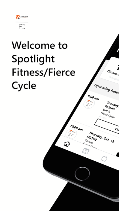 Spotlight Fitness/Fierce Cycle Screenshot