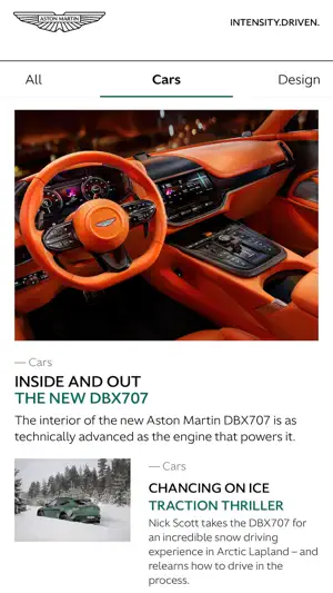 The Aston Martin Magazine App screenshot 4
