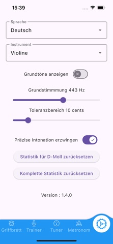 mellowD - Intonation Trainer Screenshot 5 of 5