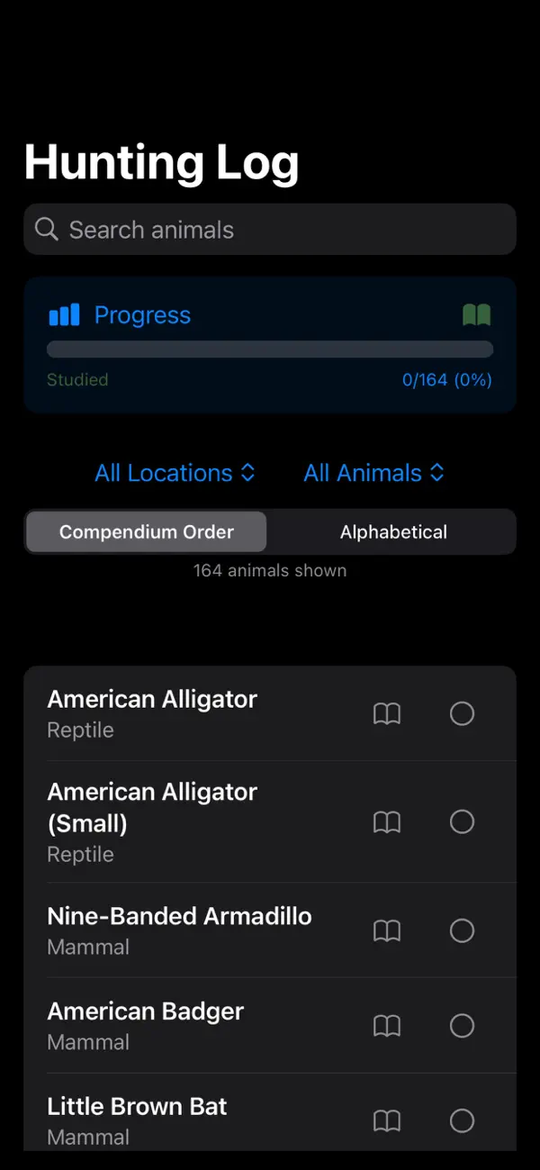#4. Hunting Log (iOS) Ved: Clint Tustison