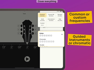 Tuner & Metronome - Melodrill iPad screenshot