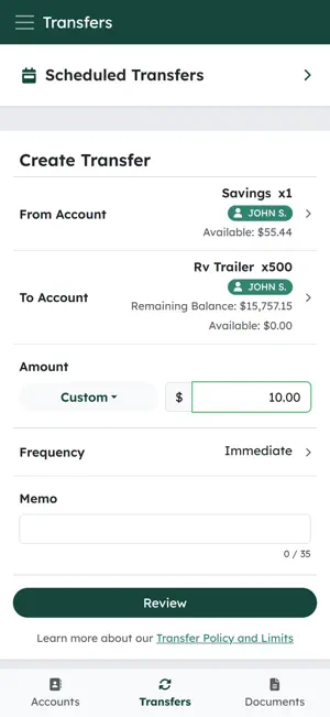 Carey Poverello FCU screenshot 4